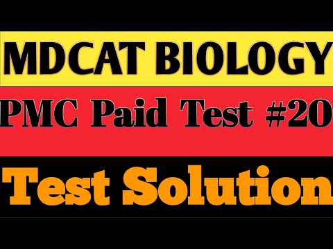 PMC Paid Practice test_20 || MDCAT PMC || Biology MCQS Solved 2021