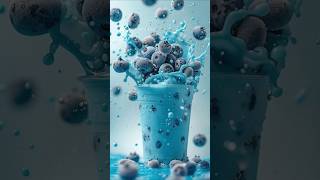 Blueberry drink🫐 #crushit #blueberry #relaxing