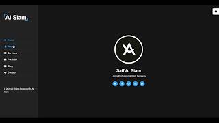 Open Source Portfolio Website with Source Code | Al Siam