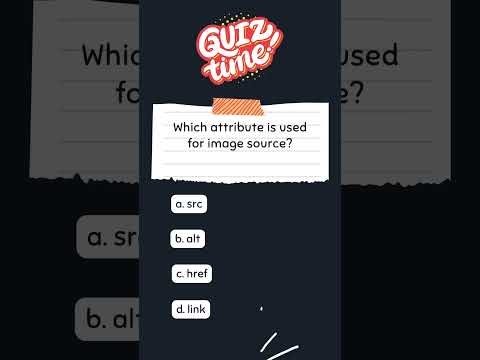 What Attribute Defines Image Source? #HTMLAttributes #WebImages #CodeLearning #HTMLForBeginners