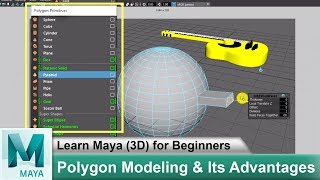 What is Polygon Modeling and Its Advantages | Learn Maya 3D Animation for Beginners #62