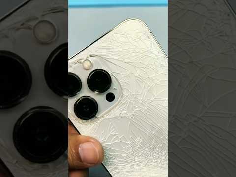 iphone 13 pro max back glass replacement #shorts #tech