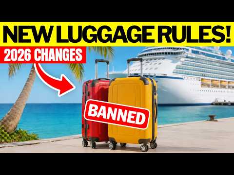 NEW Cruise LUGGAGE Rules for 2026 (Don’t Get Caught in Security!)