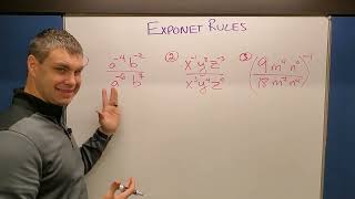 Negative Exponent Examples