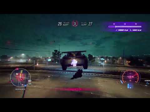 Need for Speed Heat: Crash a cop, 3 star jump, into full repair.