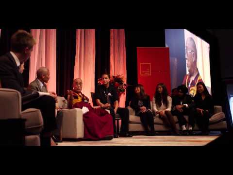 The Dalai Lama meets Take a Hike graduate Matthew Morin - Vancouver, BC, Canada (October 2014)