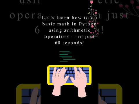 Arthematic operations in python |Learn in 60 Seconds! #Shorts