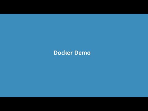 11 Docker Demo