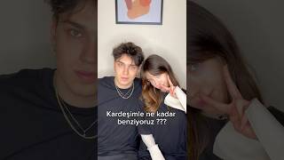 Kardeşimle ne kadar benziyoruz?? @CeyLazuli  #shorts #tiktok #keşfet