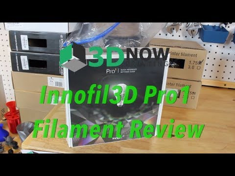 Innofil3D Pro1 Filament Review!