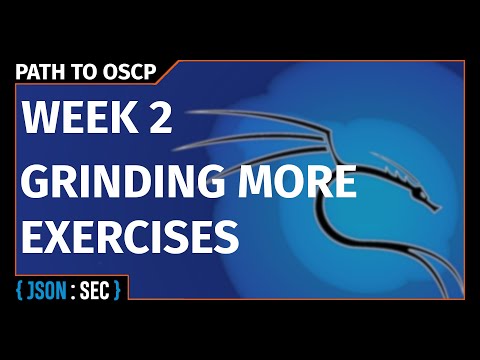 Path to OSCP Week 02 - Exercises pt2. It's a grind....