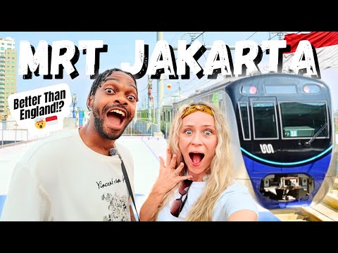 Trying MRT JAKARTA & Senayan Park Skywalk - Better Than England?! 🤯 🇮🇩