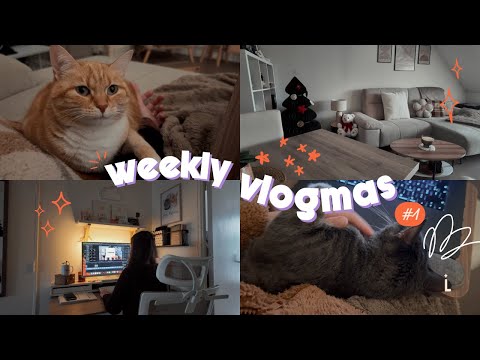Weekly Vlogmas #1: Projects for Latestudio ✨