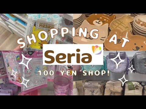 SHOPPING AT POPULAR 100 YEN SHOP IN JAPAN SERIA! Looking at stationary, Sanrio, anime goods etc