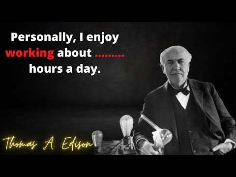 Thomas Edison quotes to motivate | Famous Quotations from Thomas Edison | MiTHU YT