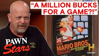 TOP 4 SUPER RARE NINTENDO GAMES | Pawn Stars