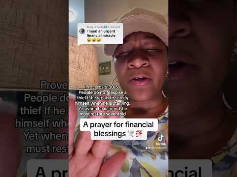 A prayer for a financial miracle from God. #prayer #prayersanswered  Full prayer on channel.