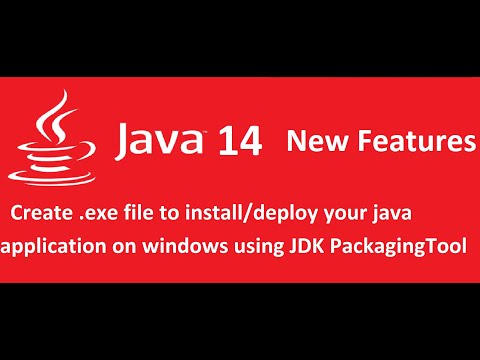 Java 14 new features |Java Packaging Tool to create exe for install java application on windows