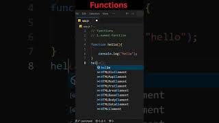Named Functions in telugu  #coding #javascripttelugu #webdevelopment #telugu #programming #reaction