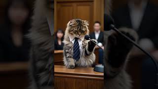 🐱⚖️ Lawyer Cat in Action! Pawsome Justice in 60 Seconds! 🐾
