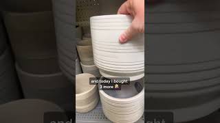 Foyer & Bedroom Decor Ideas with White and Gray Planters! #fok #walmart