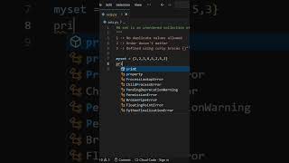 Creating Set | Part 2 #shorts #python #coding