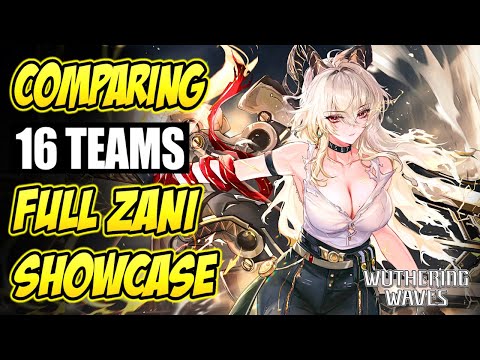 COMPARING EVERY ZANI (S0R0) TEAM: 16 Setups! (Patch 2.3) | Wuthering Waves
