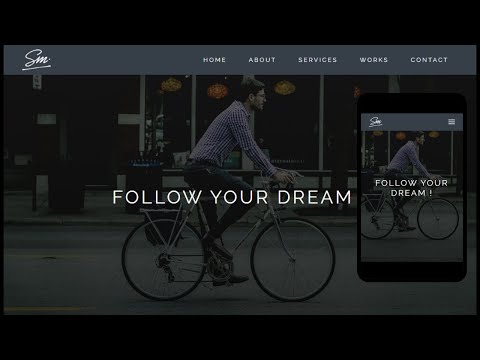 How To Make a Responsive Navigation Bar Using HTML, CSS, and JQuery 2020