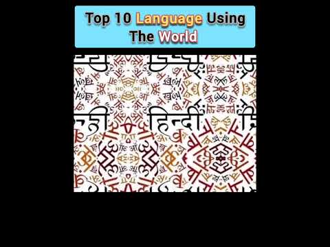 10 Most Languages Using The World 🌎 #youtubeshorts #ytshorts #languages
