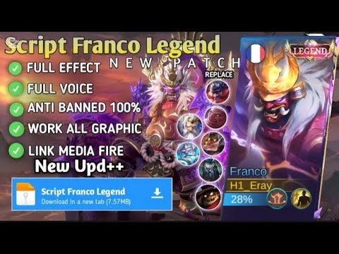 FRANCO LEGEND KING OF HELL SCRIPT NO PASSWORD | FULL VOİCE | FULL EFFECT ㄴㅊ라달아랑