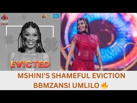 MSHINI HAS BEEN EVICTED FROM THE BBMZANSI HOUSE | ABOBO | SIPESIHLE BIG BROTHER MZANSI 2025