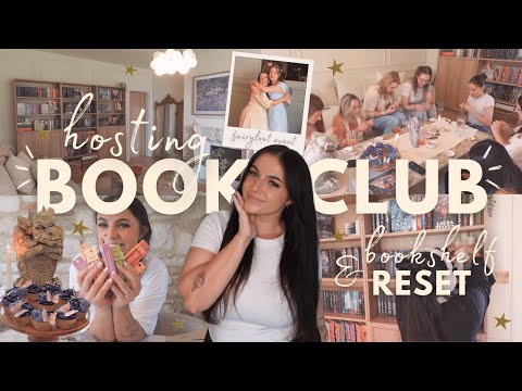 HUGE bookshelf reset & UNHAUL, set up & hosting BOOKCLUB, fairyloot event, reading, book mail