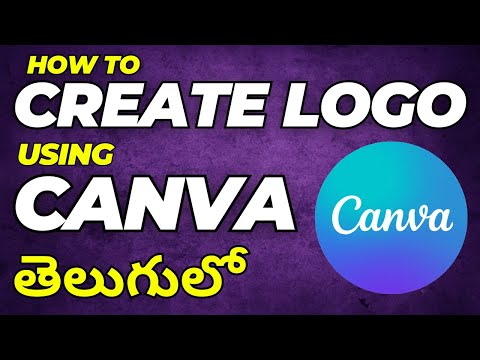 How to Create LOGO in Telugu | Create LOGO using Canva in Telugu | #logodesign #canvatelugu