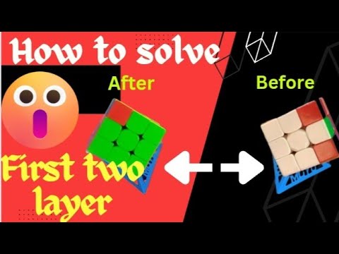 How to solve First two layers (f2l)/Pak Memon cuber