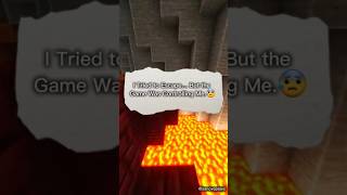 The Game Took Control.. and Then I Heard Breathing😰 #MinecraftHorror #GameGlitch #sanovaplays #fyp