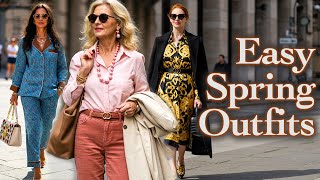 Easy Spring Outfits Inspired by Italy’s Most Stylish Women. Milan Street Fashion April 2025