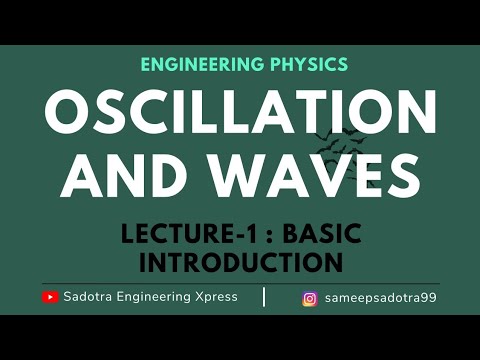 Oscillation And Waves|| Engineering Physics|| Basic Introduction|| #Gate #engineeringphysics