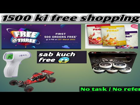 1500 free shooping || 3 free sample || firstcry loot today || free sample