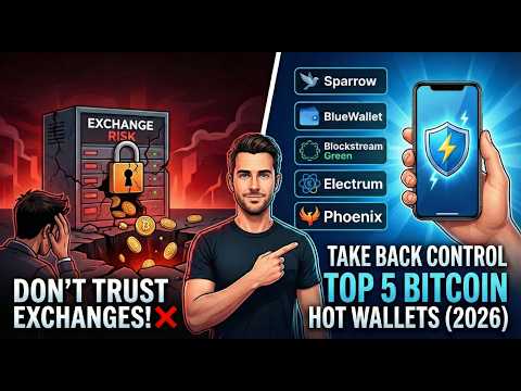 Top 5 Bitcoin Hot Wallets in 2026 🔥 Best BTC Wallet Apps for Security & Speed