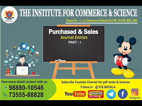 Sales & Purchased Journal Entries