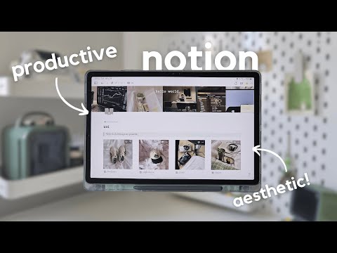 notion customization for productivity 💻📝 aesthetic setup