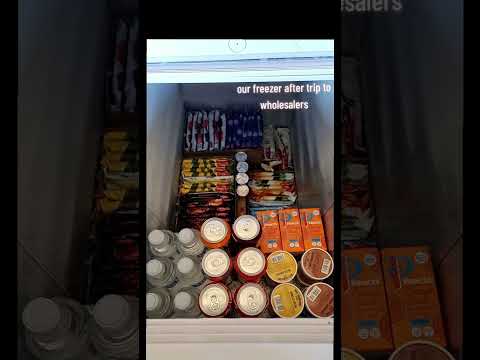 Fully stocked after a big trip to wholesalers