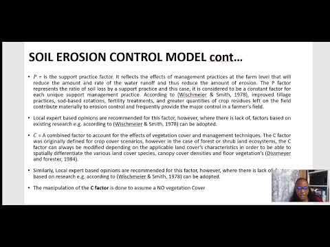 Lesson 13   Soil Erosion Control Model