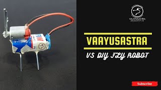 Simple Fly Robot for Kids | Movable robot experiment for children | Propeller robot | Vaayusastra