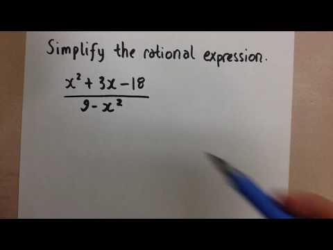 Simplifying Rational Expressions