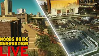Museum District & City Block Renovation! | Noobs Guide Livestream