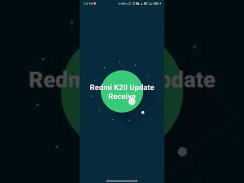 Redmi K20 Pro 12.5 Update Receive