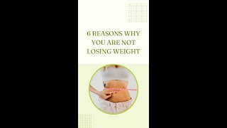 Reasons For Not Losing Weight #shorts #weightloss #weightlosstips #losebodyfat #nutritionaltips