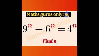 Are you a maths guru?🧐 #viralmath #exponentialequations #mathquiz #mathchallenge #equation