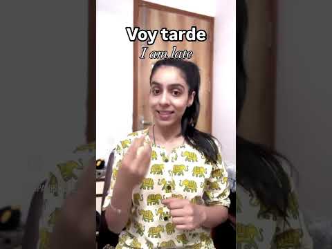 ESTOY TARDE is incorrect. Try these instead. #spanish #español #language #shorts #spain #viralvideo